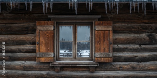 Close-up of farmhouse windo...