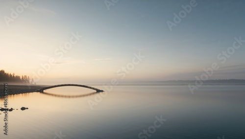 Minimalist landscape featur...