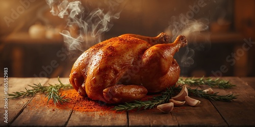 Tobacco chicken carcass wit...