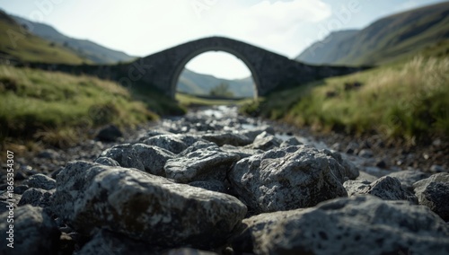 Ancient stone pathway on a ...