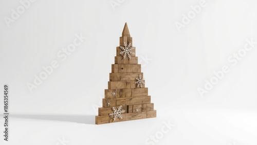Wooden block Christmas tree...