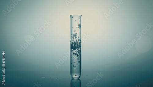 Test tube showing traces of...