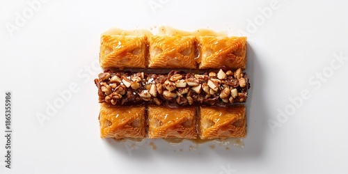 Sweet pastry with nuts and ...