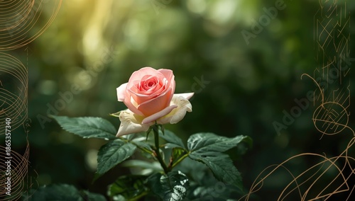 Detailed image of a pink an...