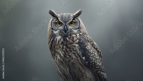 Owl looking directly at the...