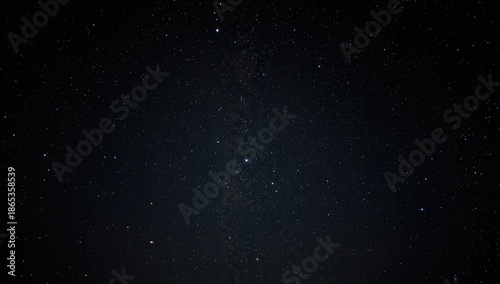 Starry night sky with numer...