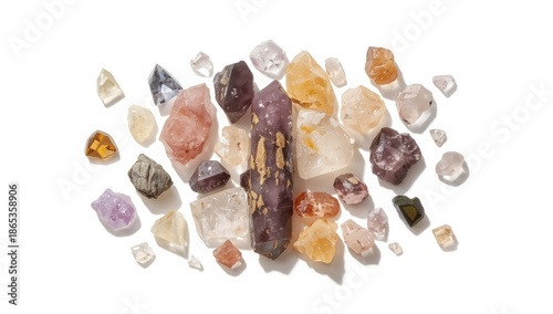 Set of natural scapolite sp...