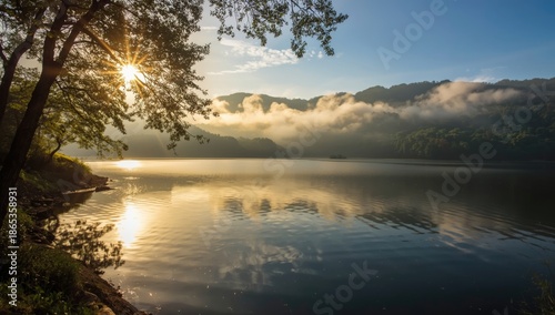Reservoir at Peppara Dam in...