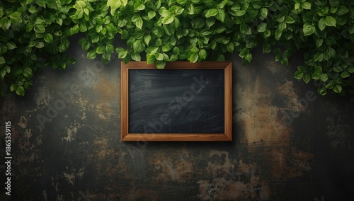 Black chalkboard surface ac...