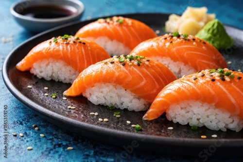 Detailed close up of salmon...