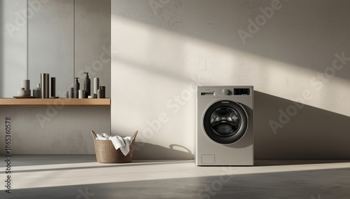Contemporary laundry applia...