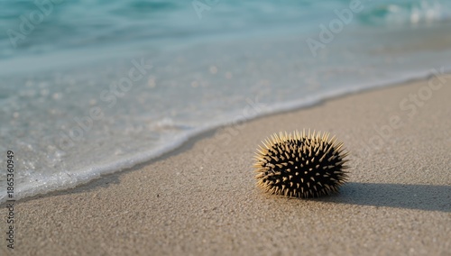 Sea urchin with spiny textu...
