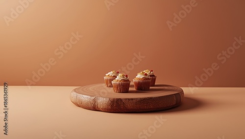 Wooden serving platter and ...