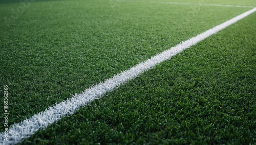 White diagonal marking on a...