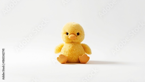 Fluffy duckling stuffed ani...