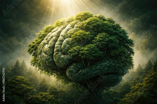 Powerful image of a brain m...
