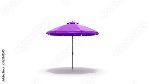Violet beach umbrella isola...