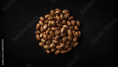 Close-up of pistachio nuts ...