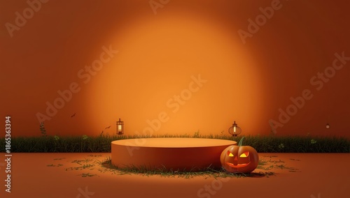 Pedestal and podium setup w...