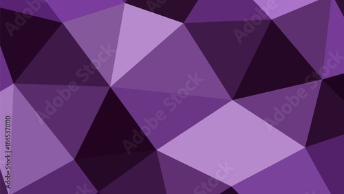 Vibrant purple geometric pattern with triangular shapes and shades