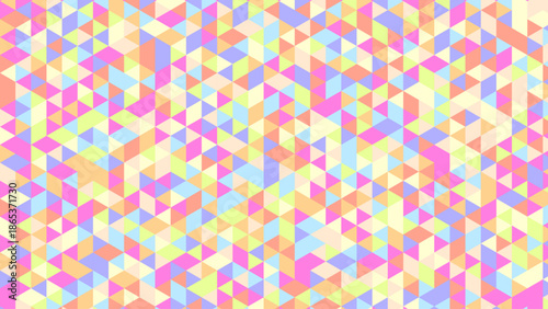 Vibrant multicolored abstract background with pastel hues and geometric shapes