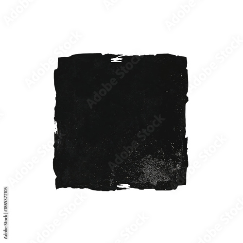 Black Paint Spread Over a Surface for Artistic or Craft Purpose