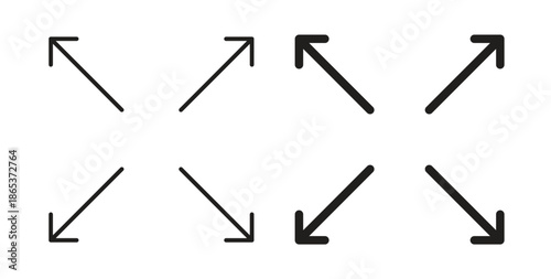 Full size icons illustration, editable stroke, flat design style isolated on white