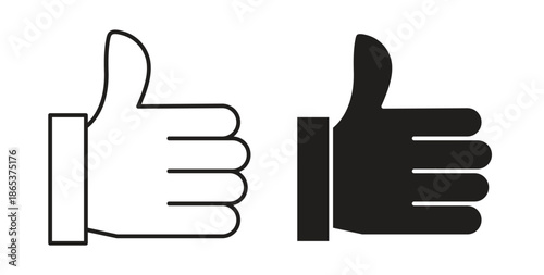 Like icons illustration, editable stroke, flat design style isolated on white