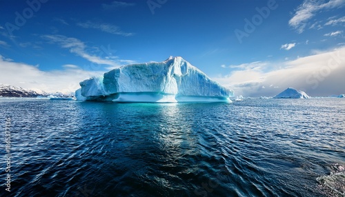 Dramatic Iceberg Shows Only The Tip With Most Underwater
