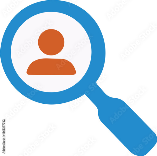 User Profile Icon Searching For Identity Verification And Account Management Security