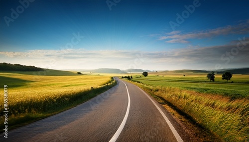road in the countryside
