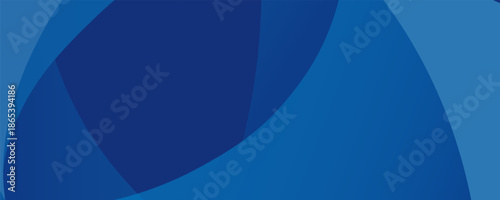 Paper layer circle blue abstract background. Curves and lines use for banner, cover, poster, wallpaper,