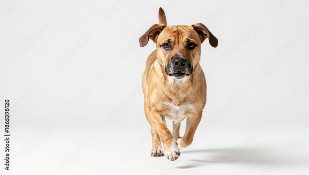 Obraz premium dog on white background