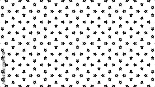 A black and white pattern of stars