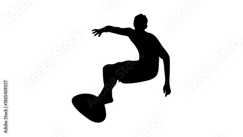 A skateboarder doing a trick