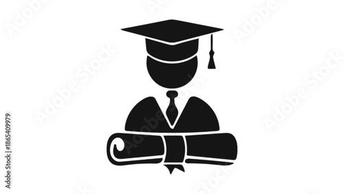Graduate with diploma