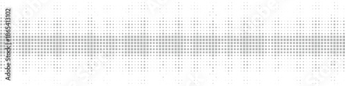 Geometric halftone square pattern with smooth tonal transition Vector Illustration