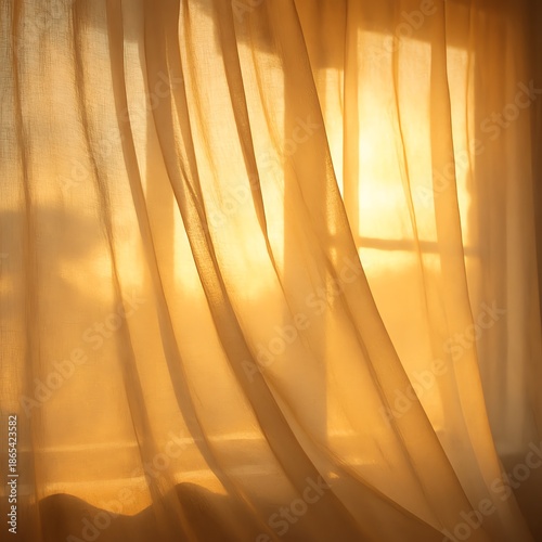 Dreamy Sunlit Curtains
