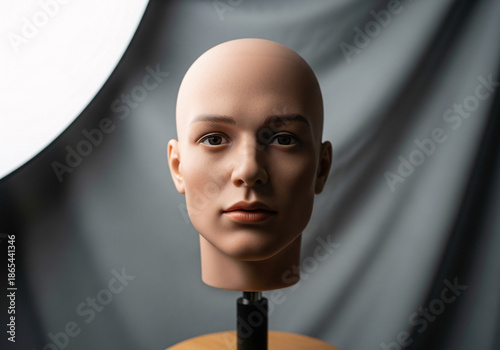 Minimalist Studio Mannequin Head