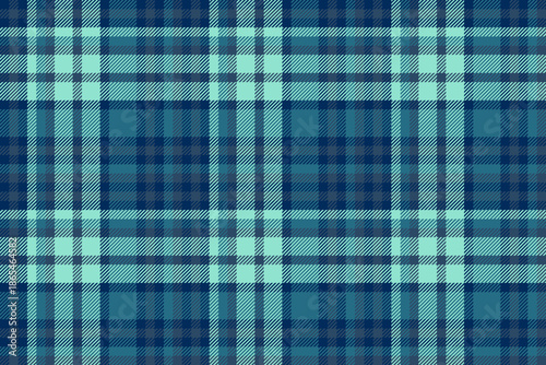 Navy Teal Tartan Plaid Classic Scottish Fabric Pattern