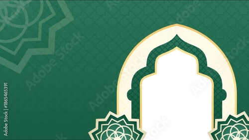 Islamic Arch Motion Background