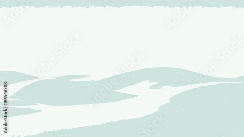 Paintbrush with brown paint dripping on white background.