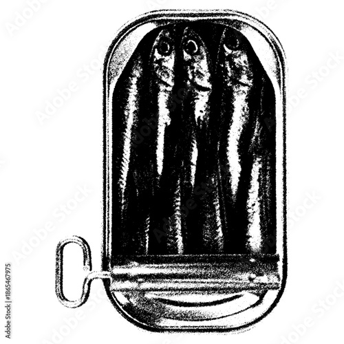 Fish mackerel isolated on white