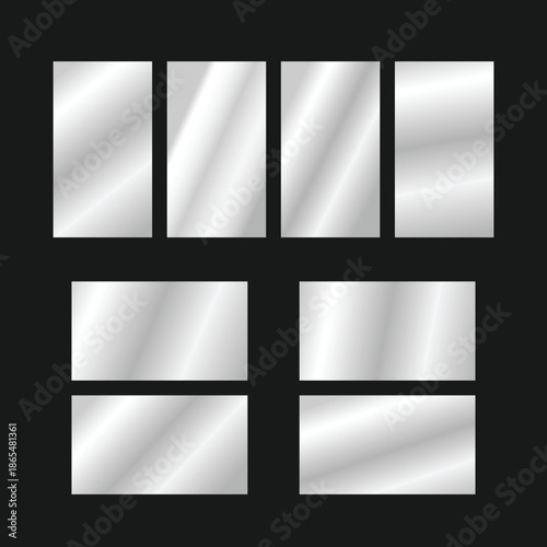 Set of Mirror or Glossy Surface Texture