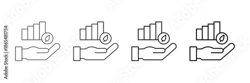 Startup Seed Icons Vector Set In Different Stroke Line Style