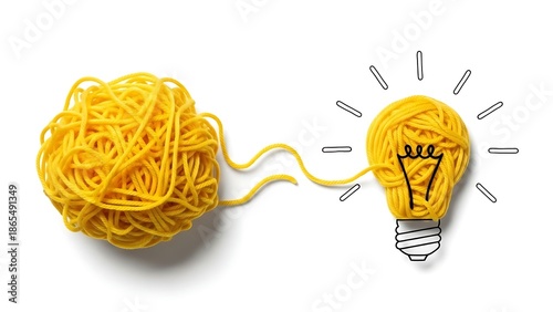 From Confusion to Clarity Lightbulb Concept