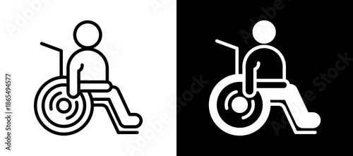 Disabled whiteblack icon