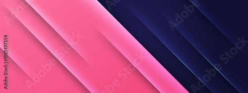 Abstract diagonal pink and dark blue lines background suitable for modern designs, social media posts, artistic projects, and digital presentations