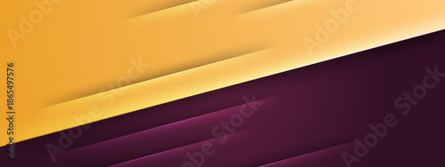 Abstract gold and purple design with diagonal layers ideal for backgrounds, digital art, branding materials, and innovative projects