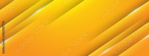 Yellow bands with reflective edges. Modern, abstract design element suitable for backgrounds, banners, and graphic projects in need of color